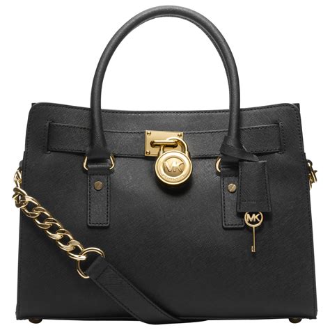 michael kors hamilton lg dunkelgrün|michael kors leather satchel.